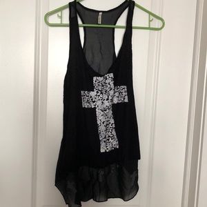 Cross tank top